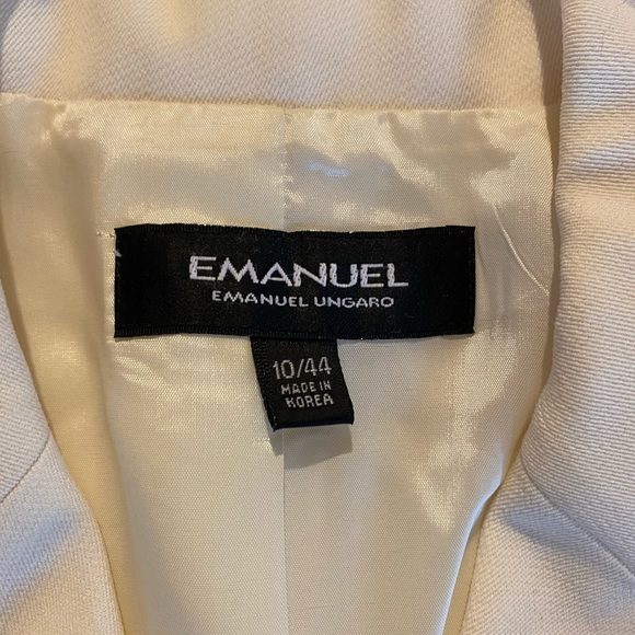 Emanuel by Emanuel Ungaro wool blend blazer-10 - Picture 5 of 6